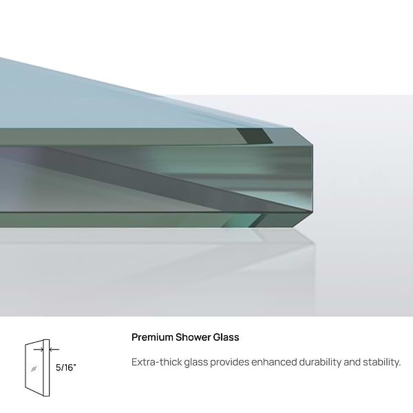 DreamLine Essence-H 60x76" Reversible Sliding Shower Alcove Door with Smoke Gray Glass in Satin Black