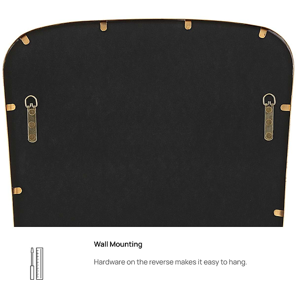 Simpla Sheen Gold 22x34" Silhouette Mirror