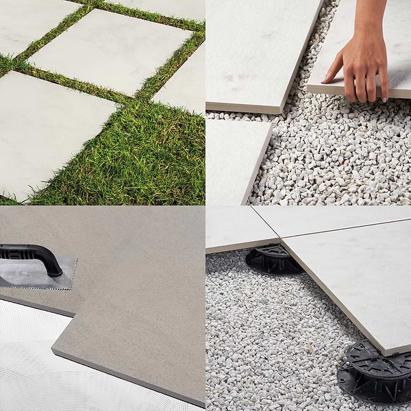 Palma Pearl Gray 24x48 Matte Porcelain 2CM Outdoor Paver