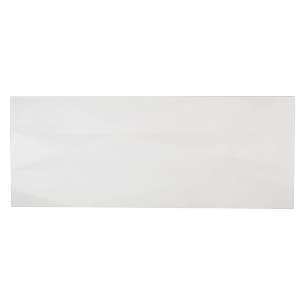 Instinct Murmur 3D Talc White 12x32 Matte Ceramic Wall Tile