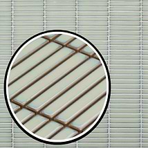 Kai Mint Green 1x4" Tri-Stacked Glossy Porcelain Mosaic Tile