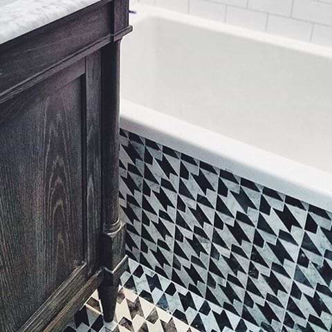 Krista Watterworth Lovehound Gray Polished Marble Tile