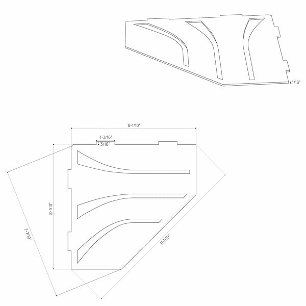 Essential Brushed Stainless Steel XL Kaska Shower Shelf; in Silver Stainless Steel image 4; for Bathroom Wall