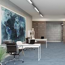 Bond LVT Indio Blue 12x24 Glue Down Luxury Vinyl Tile 12 mil wear layer