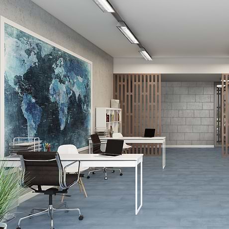 Bond LVT Indio Blue 12x24 Glue Down Luxury Vinyl Tile 
