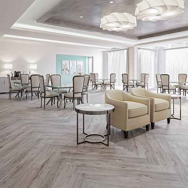 Katone Heartwood Ash Glue Down 6x48 Luxury Vinyl Plank Flooring