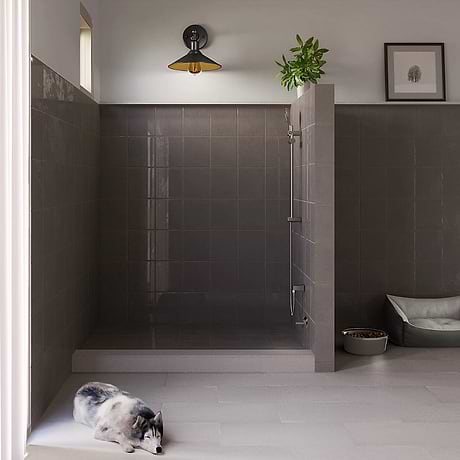 Optoro Trail Slate Light Gray 28mil Wear Layer Rigid Core Click 12x24 Luxury Vinyl Tile
