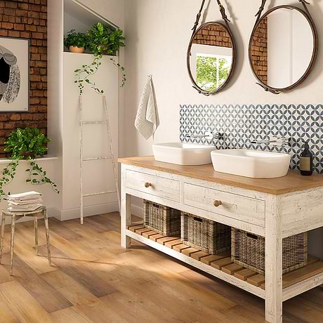 Optoro Scarlet Oak Coppertone 12mil Wear Layer Rigid Core Click 6x48 Luxury Vinyl Plank Flooring