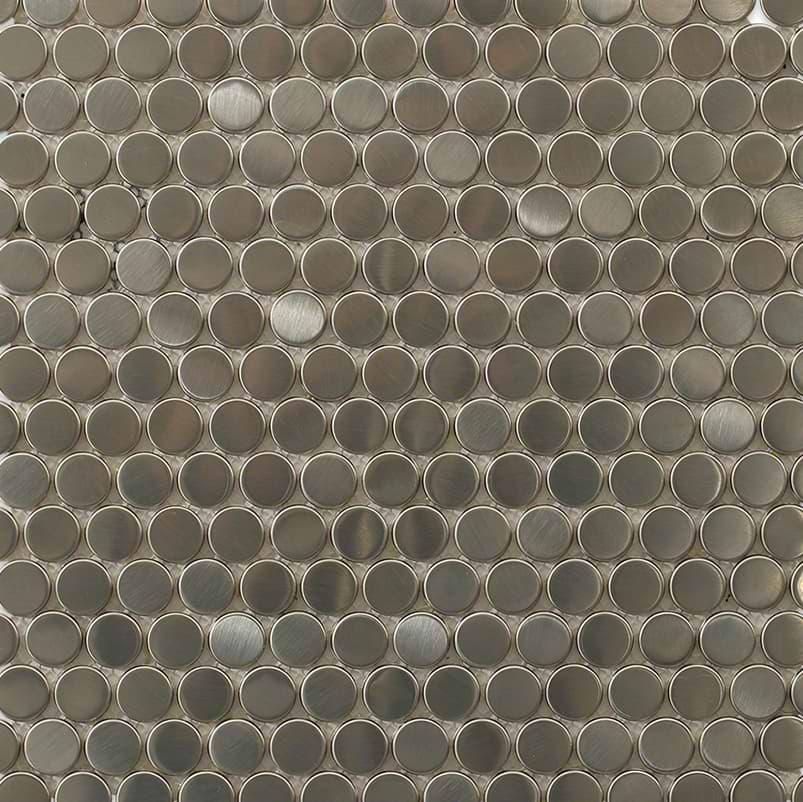 Stainless Steel Metal 3/4" Penny Round Tile