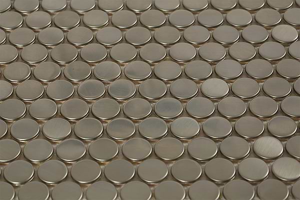 Metal Silver Stainless Steel Penny Round_bottom_closeup