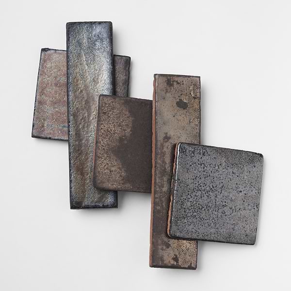 Emery Bronze Brown 4x8 Metallic Handmade Crackled Terracotta Subway Tile
