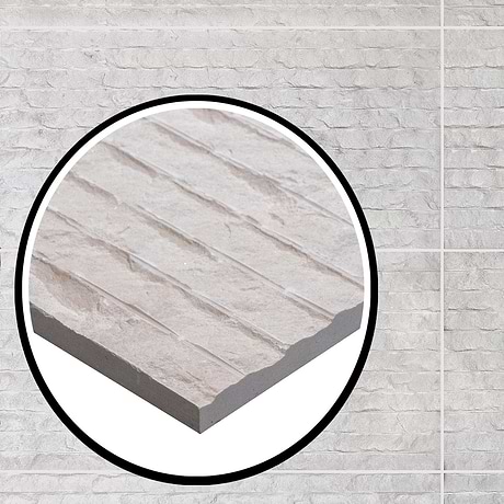 Simena Chiseled Cream Beige 12x24 Textured Limestone Tile