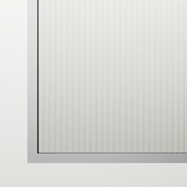 Nuvo 34x62 Reversible Screen Bathtub Door with Fluted Glass in Chrome