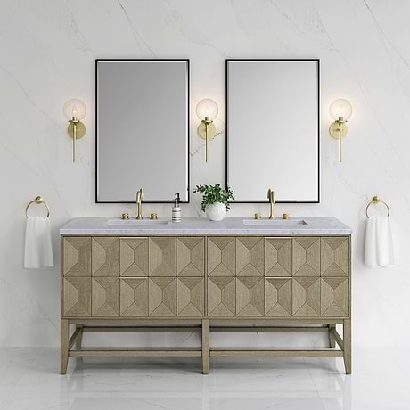 James Martin Vanities Emmeline Pebble Oak 72