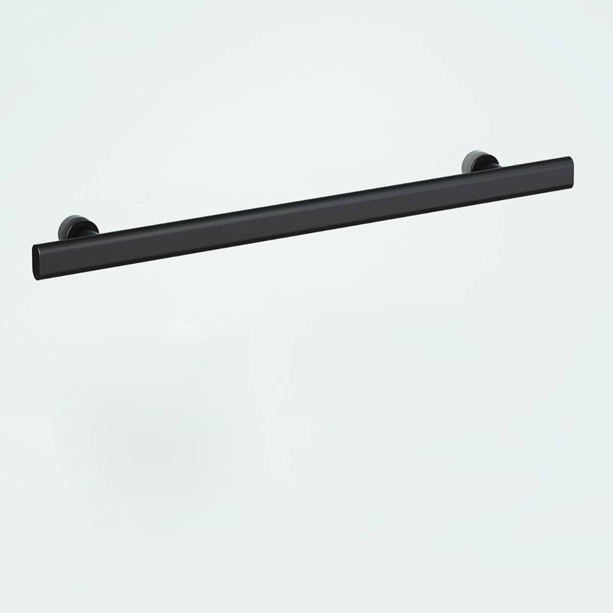 Straya 34x58 Reversible Hinged Screen Bathtub Door with Clear Glass in Matte Black