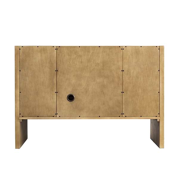 James Martin Vanities Hudson Light Natural Oak Brown 48"  Single Vanity with Eternal Marfil Quartz Top