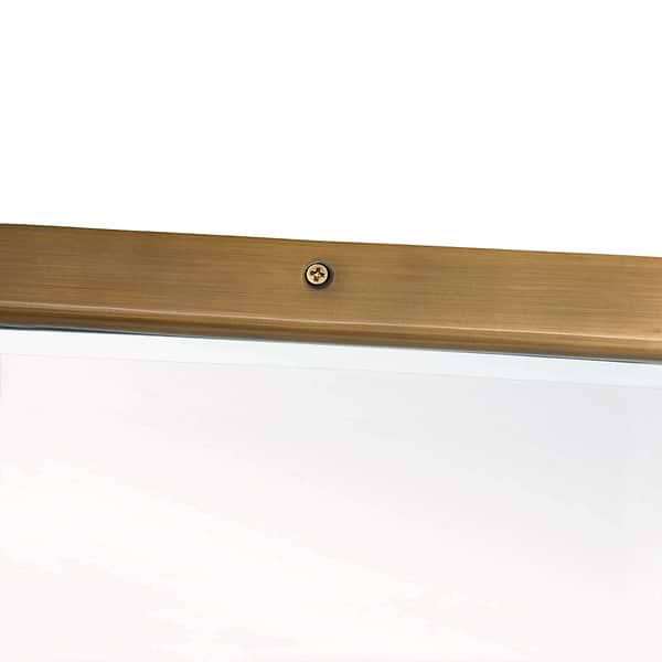 Arteriors Vaquero 19"x36" Antique Brass Oval Mirror