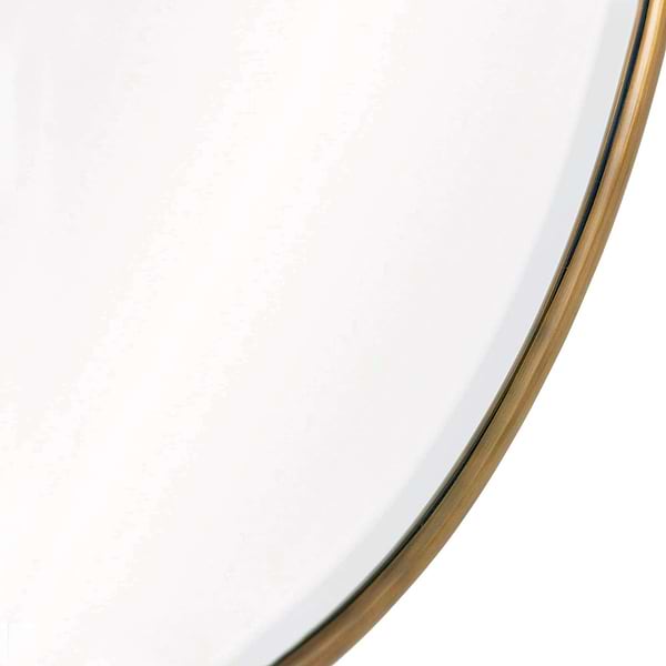 Arteriors Vaquero 19"x36" Antique Brass Oval Mirror