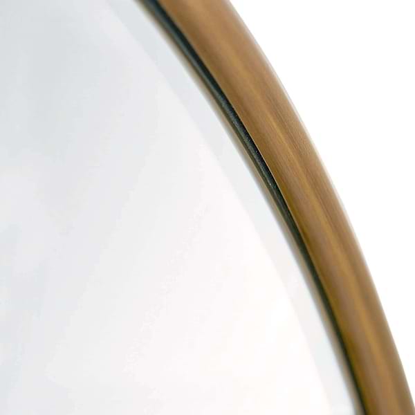 Arteriors Vaquero 19"x36" Antique Brass Oval Mirror