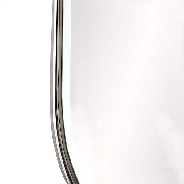 Arteriors Vaquero 19"x36" Polished Nickel Oval Mirror