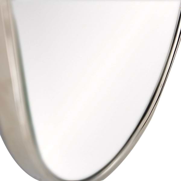 Arteriors Vaquero 19"x36" Polished Nickel Oval Mirror
