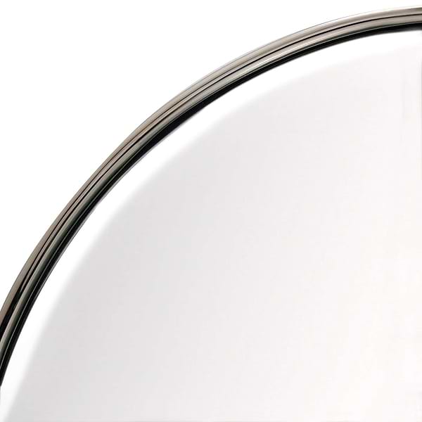 Arteriors Vaquero 19"x36" Polished Nickel Oval Mirror