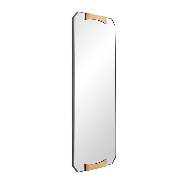 Arteriors Kris 21"x48.5" Blackened Iron Rectangle Mirror