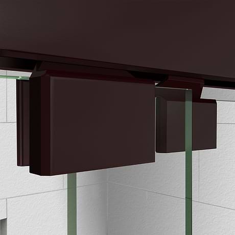DreamLine Encore 60"x58" Reversible Sliding Bathtub Door with Clear Glass in Oil Rubbed Bronze