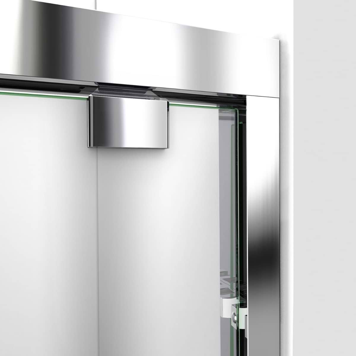 DreamLine Encore 60"x58" Reversible Sliding Bathtub Door with Clear Glass in Chrome