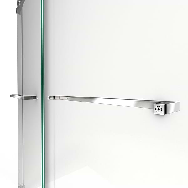 DreamLine Essence 48"x76" Reversible Sliding Shower Alcove Door with Clear Glass in Chrome