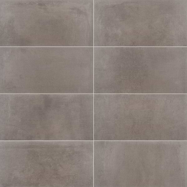 Essence Carbon Brown 12x24" Matte Porcelain Tile in Brown, View 1