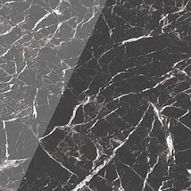 Geologic Nero Black 24x24 Polished Porcelain Tile