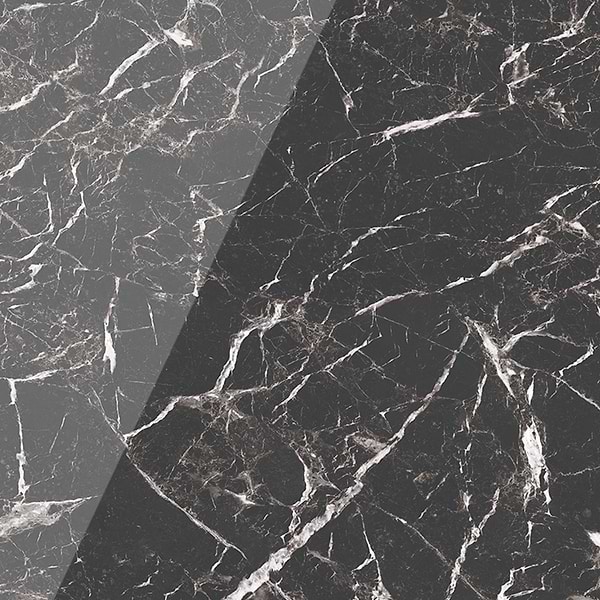 Geologic Nero Black 24x24 Polished Porcelain Tile