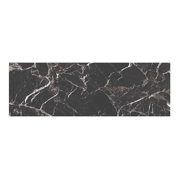 Geologic Nero Black 8x24 Polished Porcelain Tile