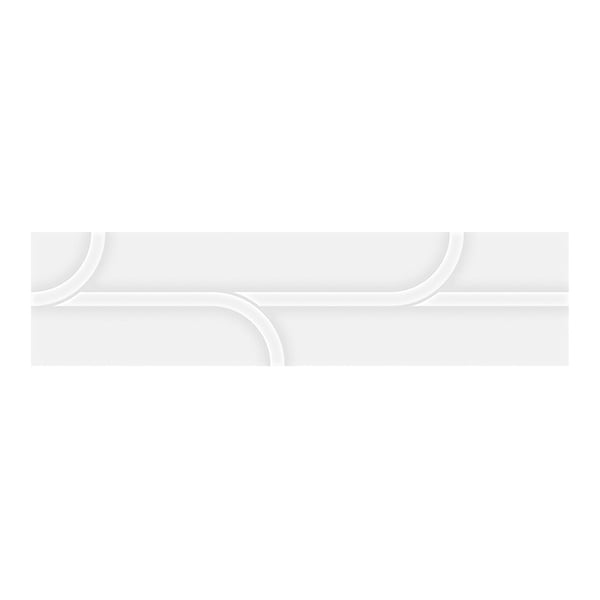 Contour Ivy Powder White 3x12 Glossy Ceramic Tile