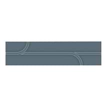 Contour Ivy Ink Blue 3x12 Glossy Ceramic Tile