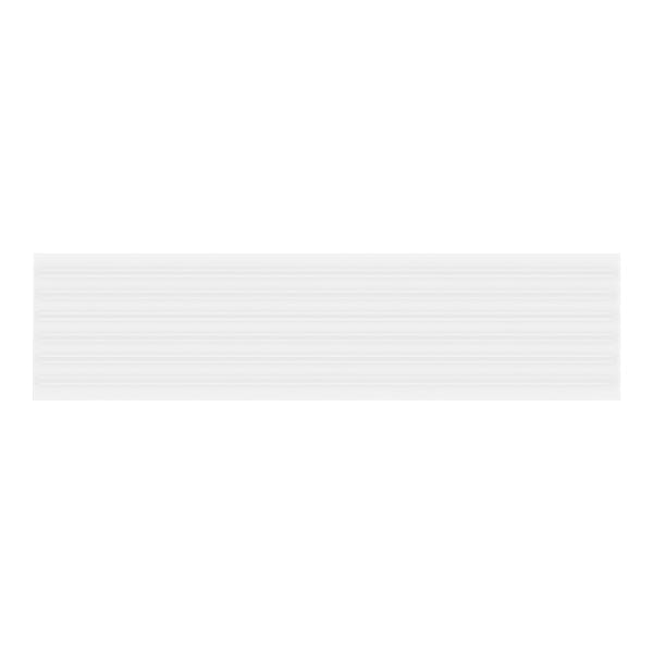 Contour Divide Powder White 3x12 Glossy Ceramic Tile