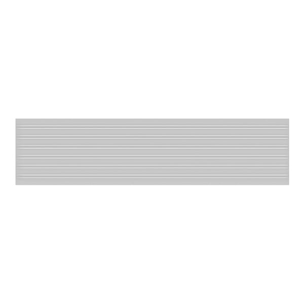 Contour Divide Silver Gray 3x12 Glossy Ceramic Tile