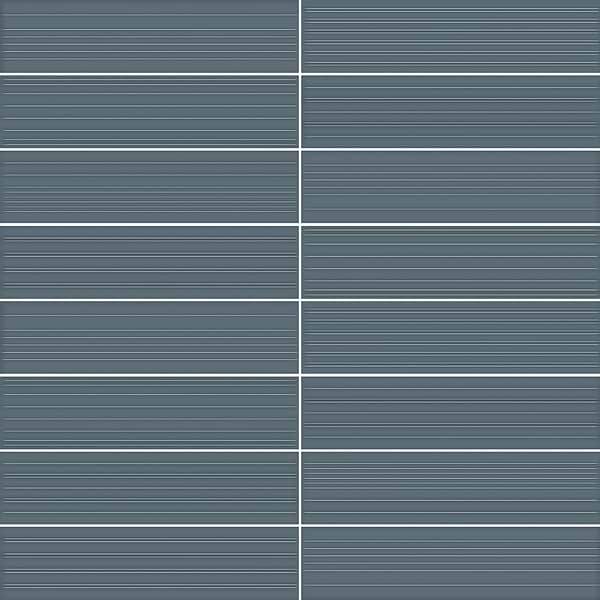 Contour Divide Ink Blue 3x12 Glossy Ceramic Tile