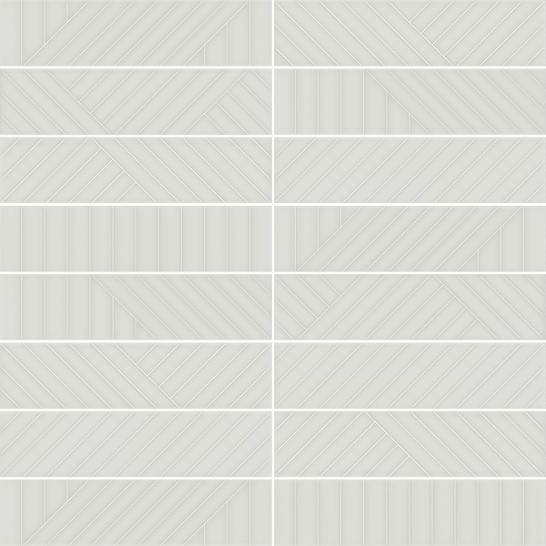 Contour Maze Stone Beige 3x12 Glossy Ceramic Tile