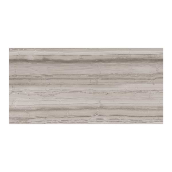 Rondure Taupe Gray 12x24 Matte Porcelain Tile in Light Gray, View 2, open zoomed image