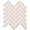 Voyage Sand Beige 1x4 Herringbone Matte Porcelain Mosaic Tile