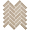 Voyage Greige Beige 1x4 Herringbone Matte Porcelain Mosaic Tile