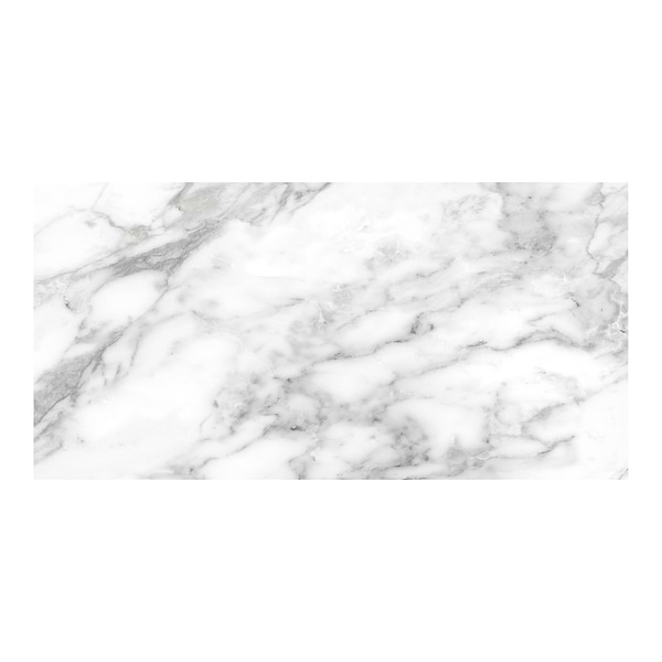 Luminere Arabescato White 12x24 Polished Porcelain Tile