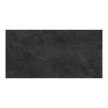 Luminere Nero Venato Black 24x48 Polished Porcelain Tile