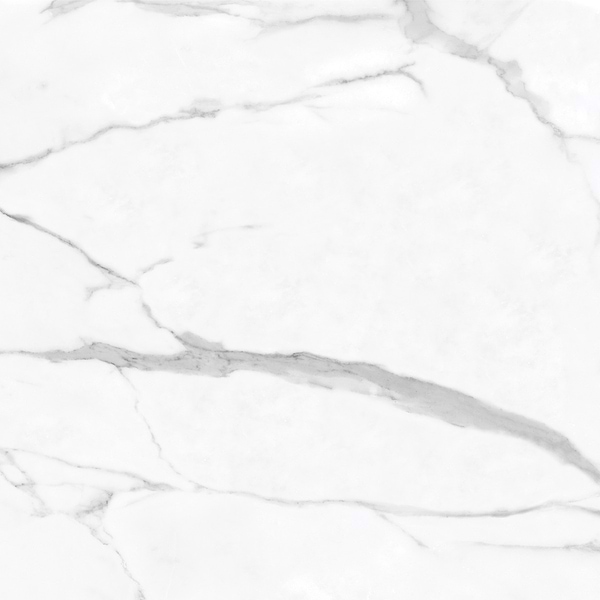 Luminere Statuario Nuovo White 32x32 Polished Porcelain Tile