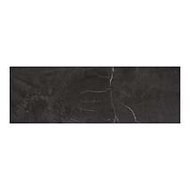 Luminere Nero Venato Black 4x12 Polished Porcelain Tile