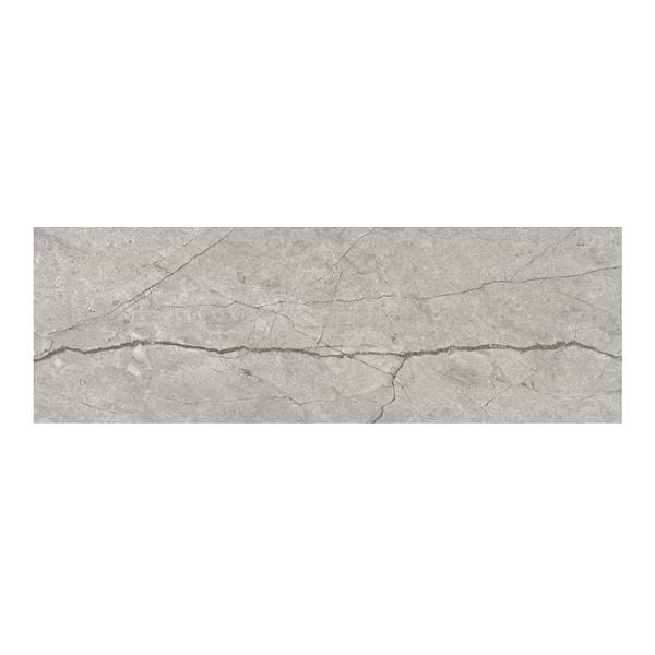 Luminere Paradiso Argento Gray 4x12 Polished Porcelain Tile