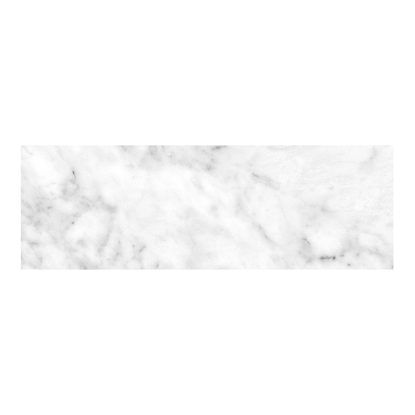 Luminere Carrara Gioia White 4x12 Matte Porcelain Tile