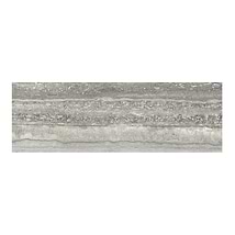 Luminere Travertino Instrata Gray 4x12 Matte Porcelain Tile